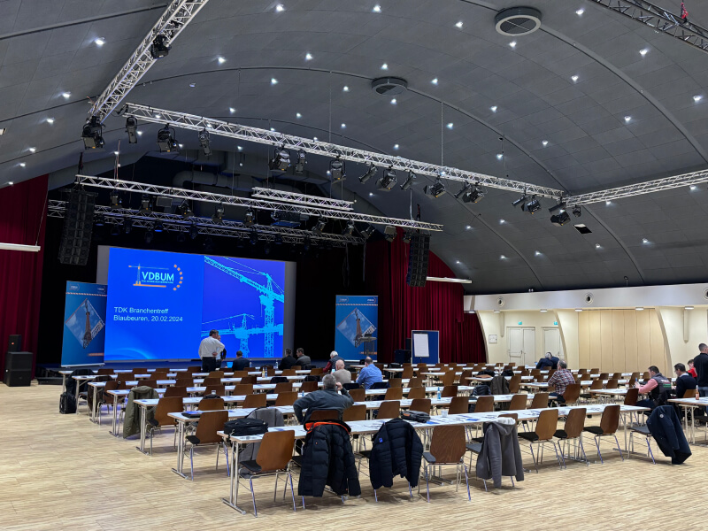 TDK Branchentreff 2024 Veranstaltungssaal
