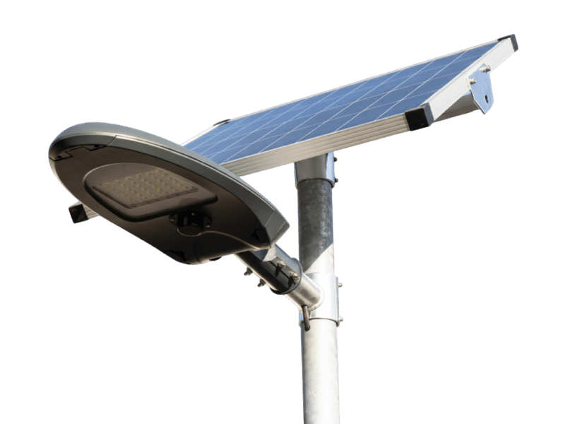 die Straßenleuchte Ballena PSH-380 G2 mit optionalem Solarmodul